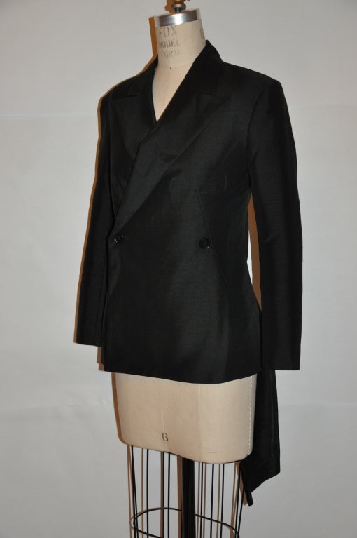 Women's Yohji Yamamoto Deconstructed Black blazer
