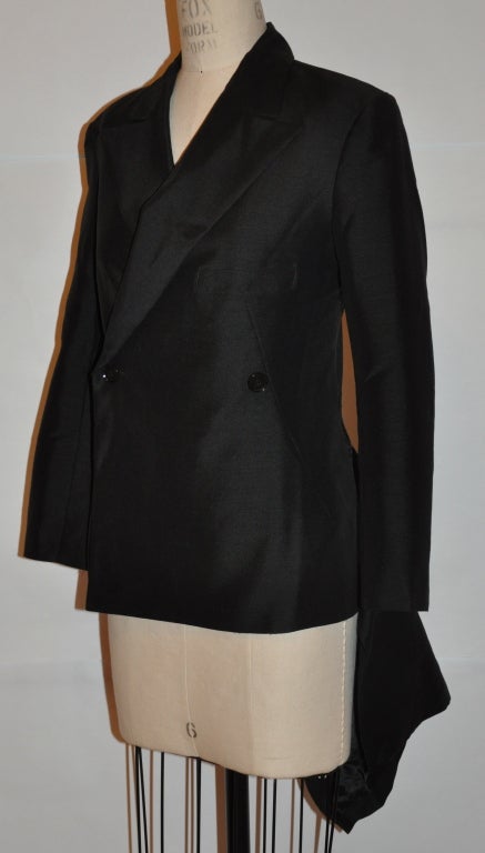 Yohji Yamamoto Deconstructed Black blazer 2