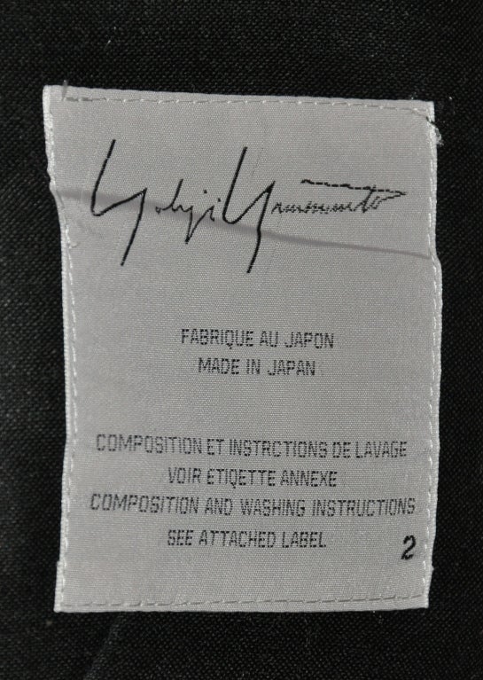 Yohji Yamamoto Deconstructed Black blazer 3