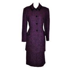 Torrente (France) Plum-purple skirt ensemble