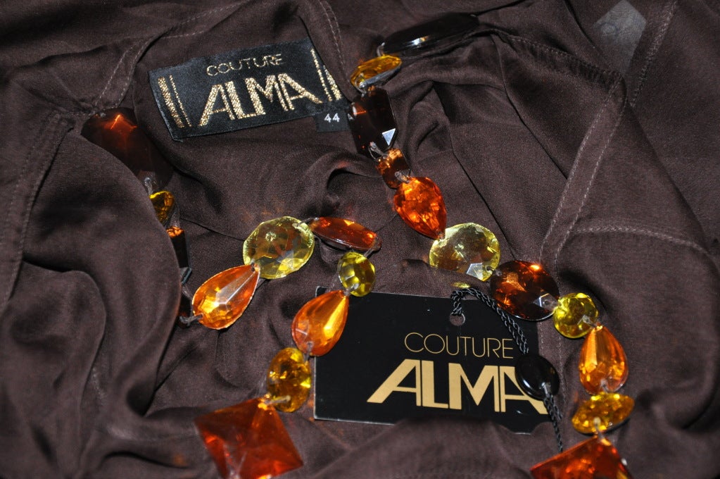 Alma Couture Coco three-piece jersey ensemble For Sale 3
