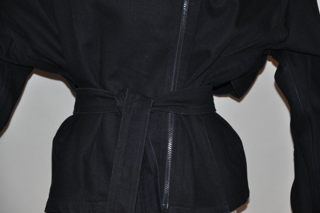 navy wrap jacket