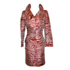 Christian LaCroix multi-color "Leaf" ensemble 2