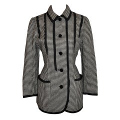 Valentino black & White wool jacket 3
