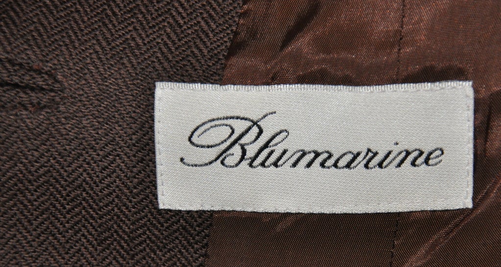Women's Baumarine wool herringbone jacket with embellishment For Sale