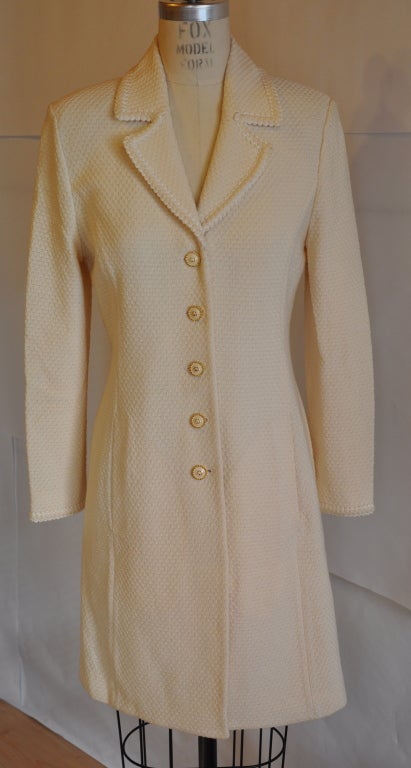St. John by Marie Gray cream day dress