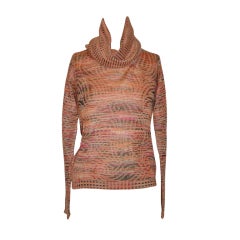 Dolcevita Missoni multicolore in tonalità pesca