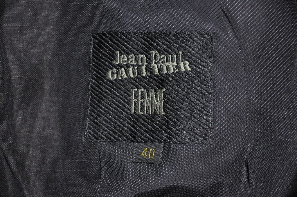 JeanPaul Gaultier versatile asymmetric jacket with pencil skirt For Sale 1