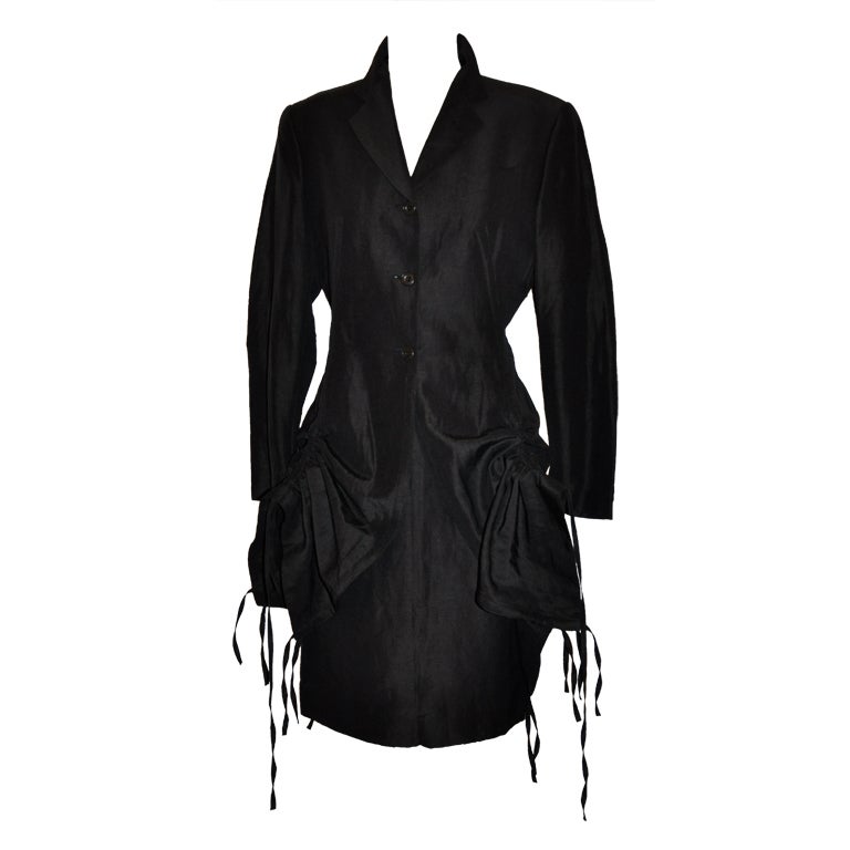 JeanPaul Gaultier versatile asymmetric jacket with pencil skirt For Sale