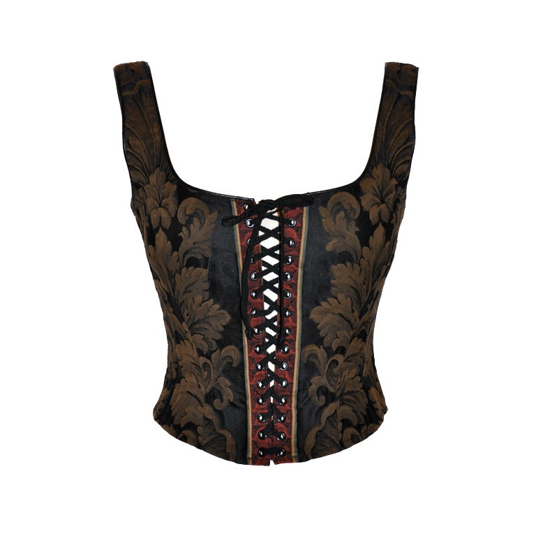 Gigi Clark lace-up bustier