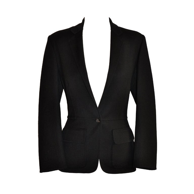 Gucci black blazer at 1stDibs | gucci blazer black, black gucci blazer