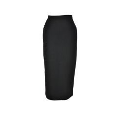 Dolce & Gabbana black form-fitting pencil skirt