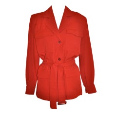 Angelo Tarlazzi red safari jacket 6
