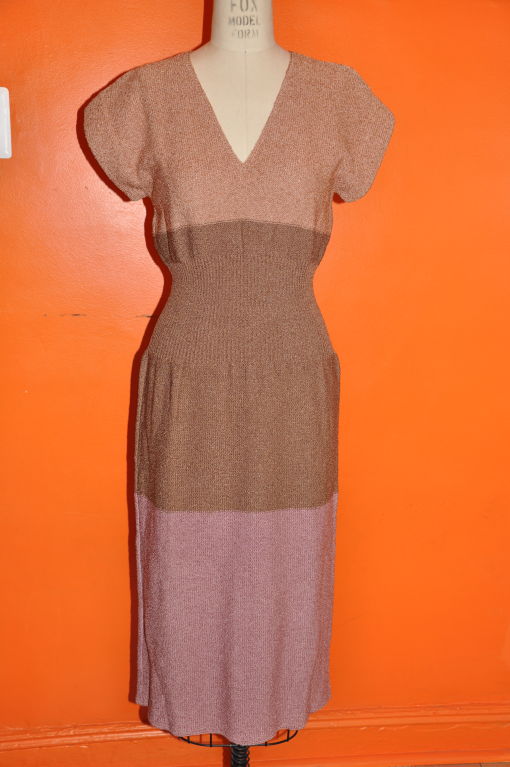 Giorgio di Sant'angelo Vestido tricolor en venta 1