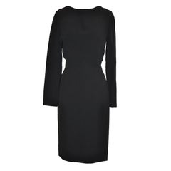 Retro Calvin Klein "collection" black cocktail dress