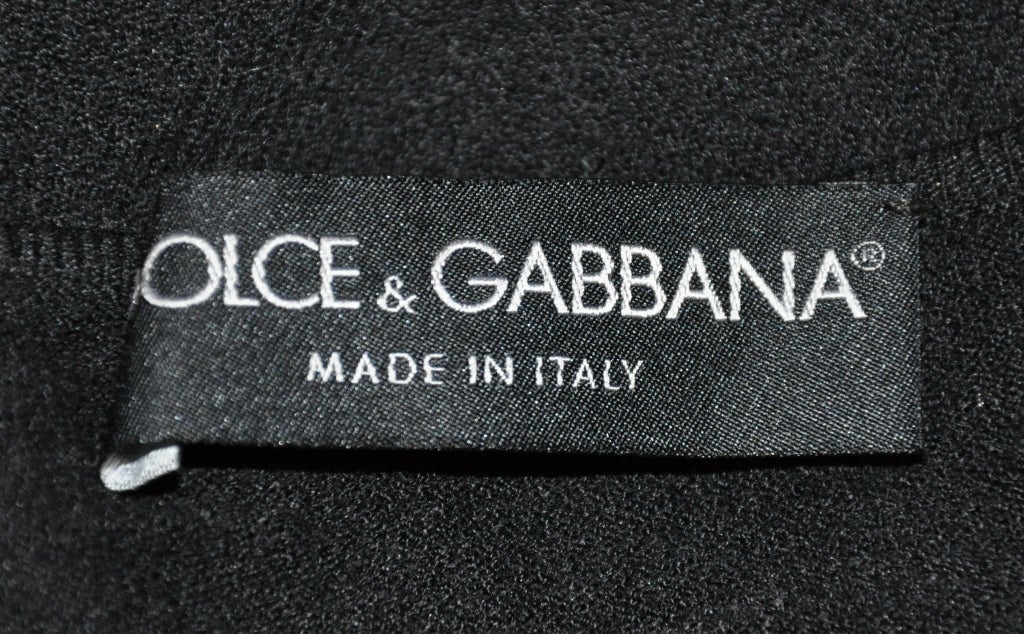 Women's Dolce & Gabbana black halter