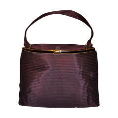 Retro Koret pleated silk handbag