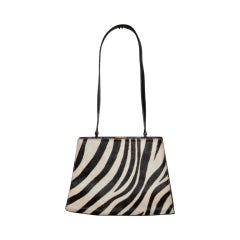 Adrienne Vittadini Stencil zebra shoulder bag