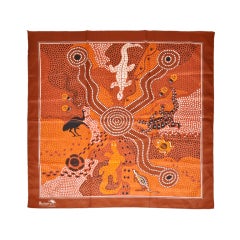 Retro Bulurru Designs "Outback" map scarf