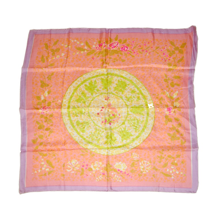Leslie Gillet Multicolor scarf For Sale