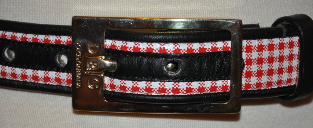 chequered belt