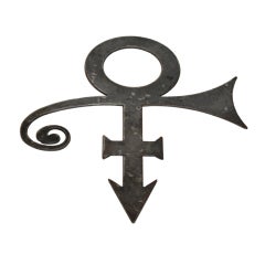 Prince Iconic "Formerly Known As Prince" Huge Pendant & Wall Piece 12