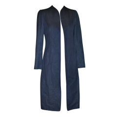 Thierry Mugler Denim spring coat 2
