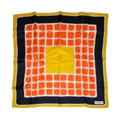 Pañuelo de seda Bianchini Ferier Bold Abstracto