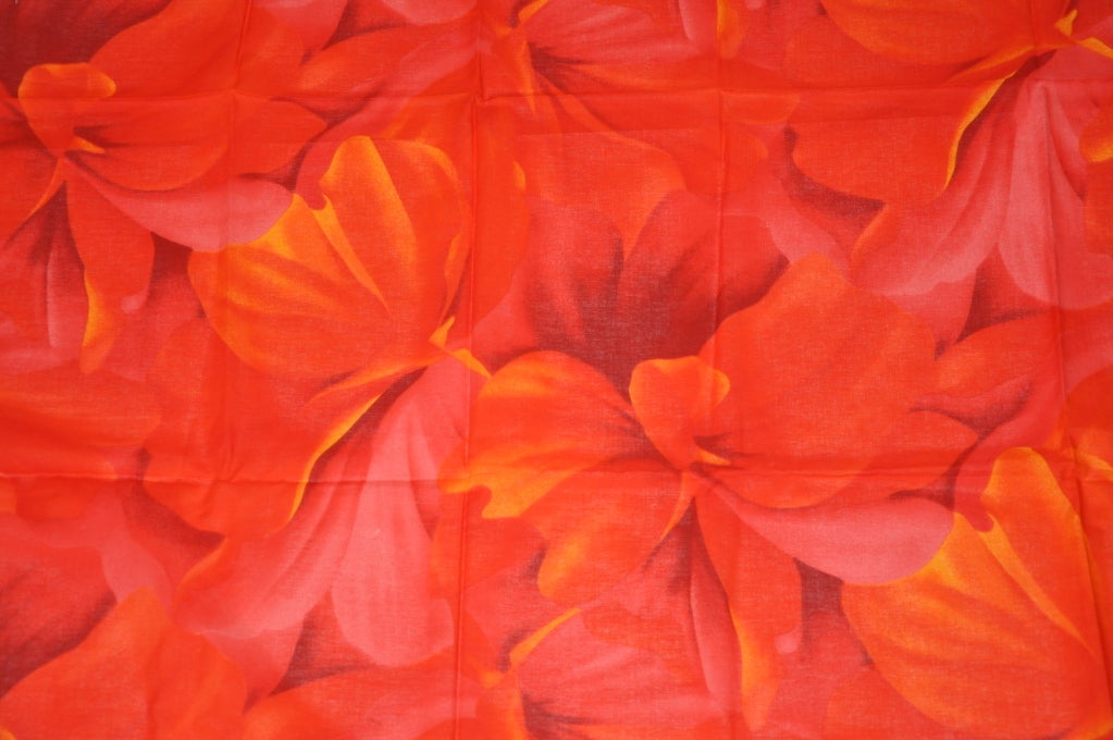 De las mujeres Pañuelo de algodón con estampado floral enorme Valditevere en venta