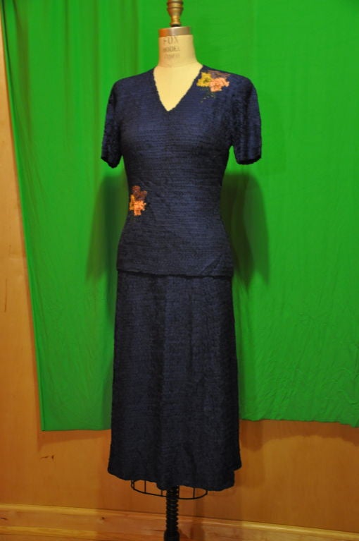 Rare violet blue ribbon technique ensemble set 1