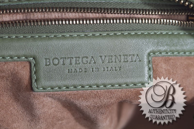 BOTTEGA VENETA Regent Green Large Woven Hobo Bag 4