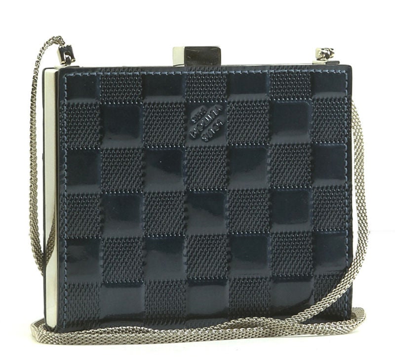 DUPLICATE LOUIS VUITTON Damier Vernis Ange Noir PM Bag Purse
