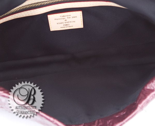 LOUIS VUITTON Limelight Lilac African Queen Madonna Bag Clutch 4