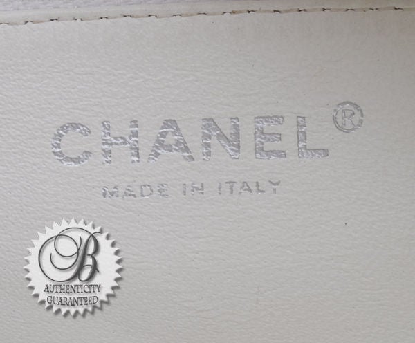 CHANEL White Lambskin Quilted Timeless Tote Bag Bijoux Chain For Sale 5