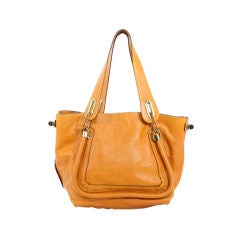 CHLOE Beige Tan Medium Paraty Bag $1800