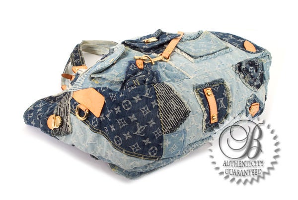 In LVoe with Louis Vuitton: LV Blast from the Past: Monogram Denim Patchwork  Cabby