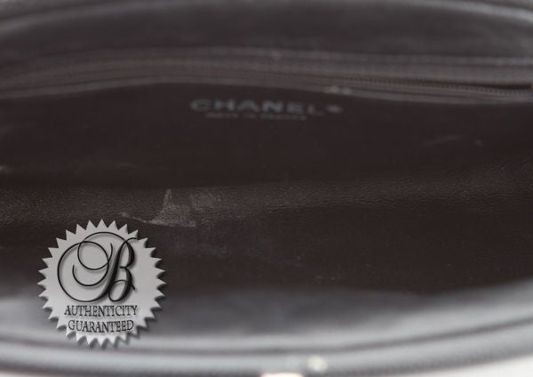 CHANEL Timeless Classic Caviar Black Clutch Bag 4