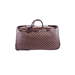 LOUIS VUITTON Damier Ebene Eole Rolling Suitcase Luggage Bag