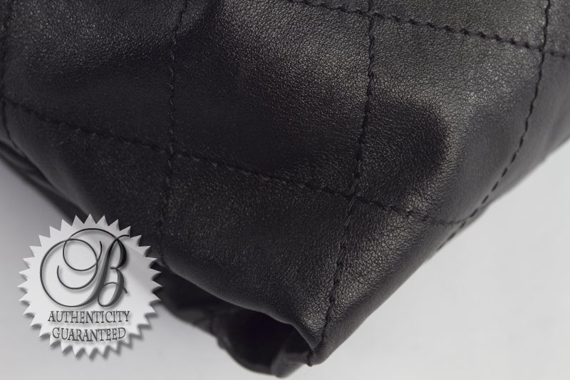 CHANEL Black Lamb Patent Maxi Soft Flap Bag Rare For Sale 2