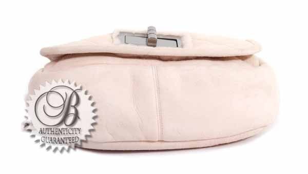 Women's CHANEL Suede & Shearling Mademoiselle Flap Shoulder Bag For Sale