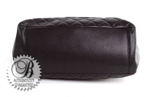 Women's CHANEL Grand Shopping Tote Black Caviar Bag