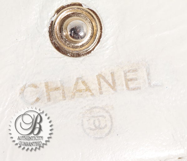 CHANEL White WOC Wallet on a Chain Bag Purse 1