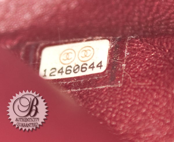 CHANEL 2.55 227 Reissue Dark Red Fuschia Metallic Flap Bag For Sale 5
