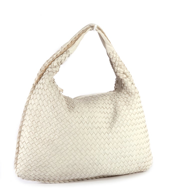 bottega white bag