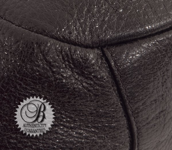 PRADA Cervo Luxe Metallic Black Leather Dual Chain Strap Bag For Sale 1