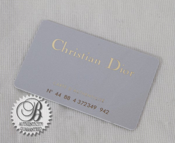 CHRISTIAN DIOR Beige w Red Trim Monogram Pochette Bag For Sale 5