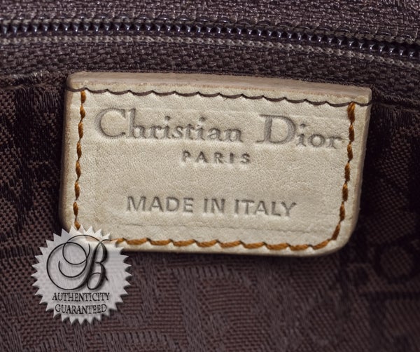 CHRISTIAN DIOR Ivory Beige GAUCHO Shoulder Bag For Sale 1