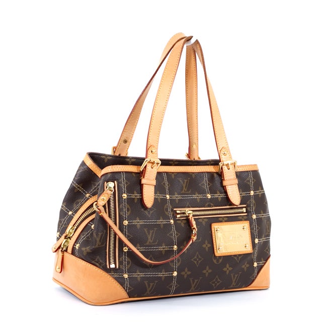LOUIS VUITTON Monogram Canvas Riveting GM Bag