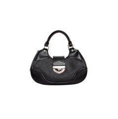 LOUIS VUITTON Black Epi Leather Montaigne Hobo Sac Bag