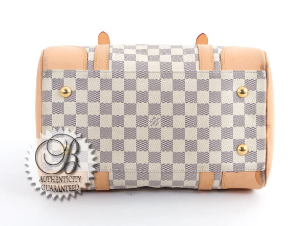 LOUIS VUITTON Damier Azur Berkeley Speedy Bag Purse For Sale 2